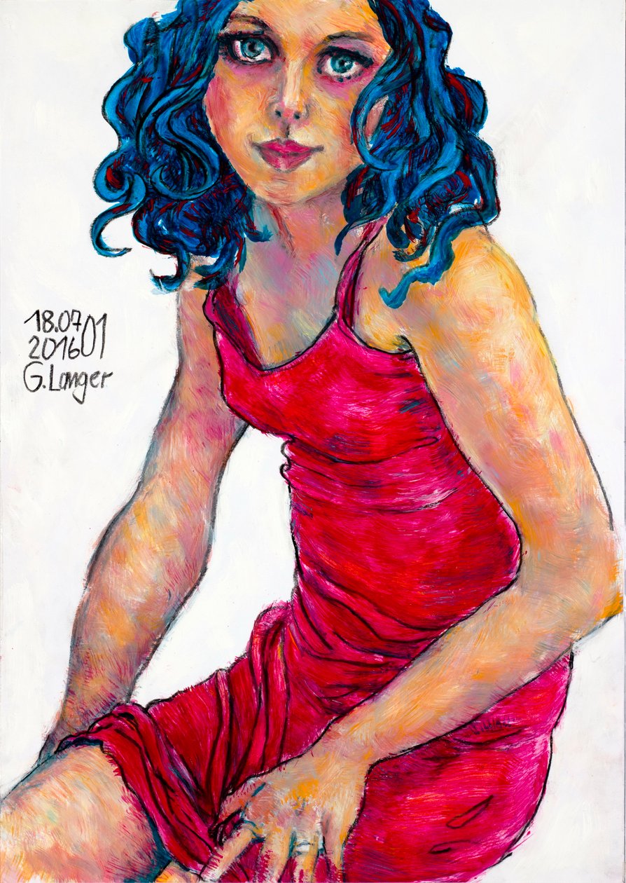 Robe rouge - Gunter Langer