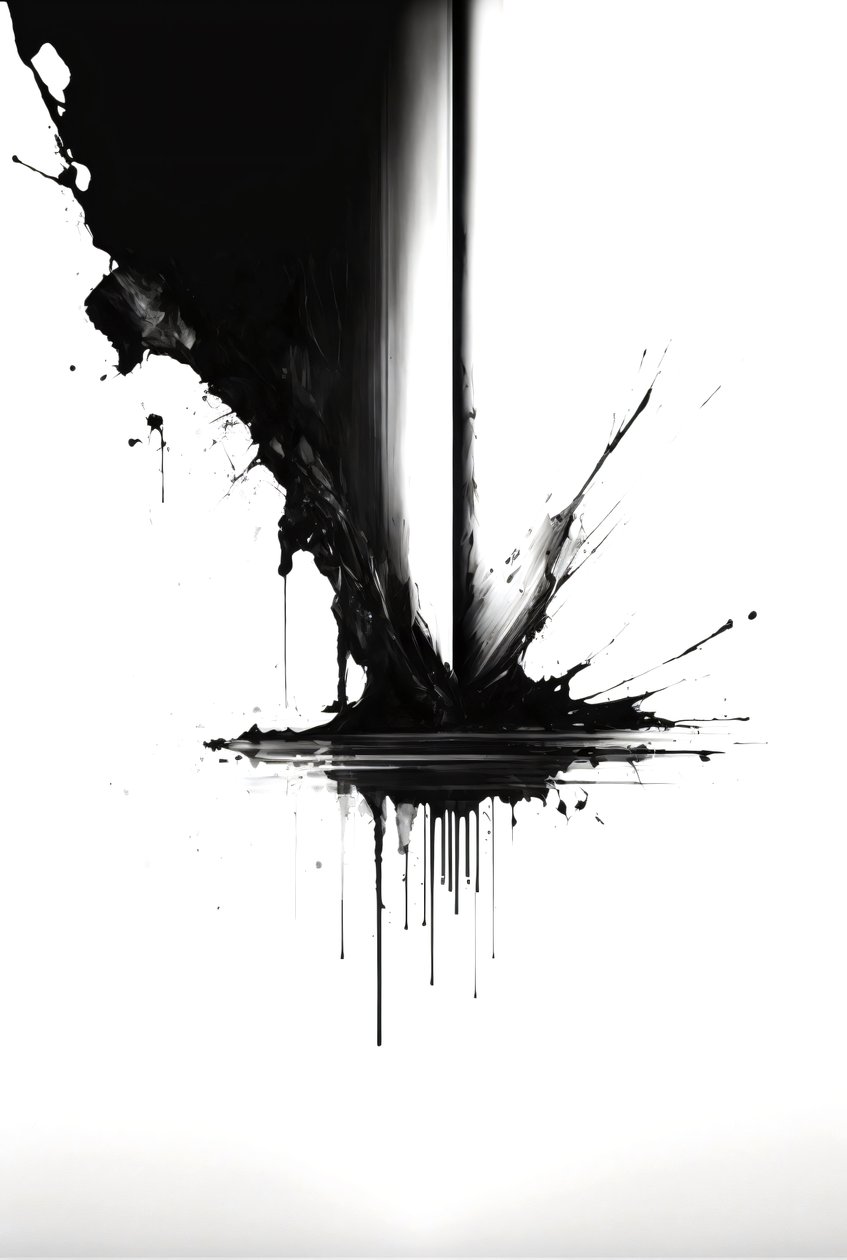 Dessin abstrait à l