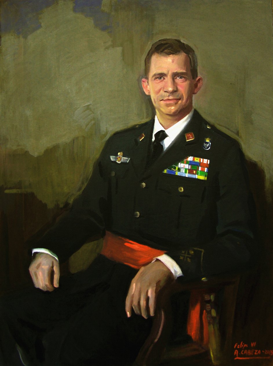 Portrait de Felipe VI - Alejandro Cabeza