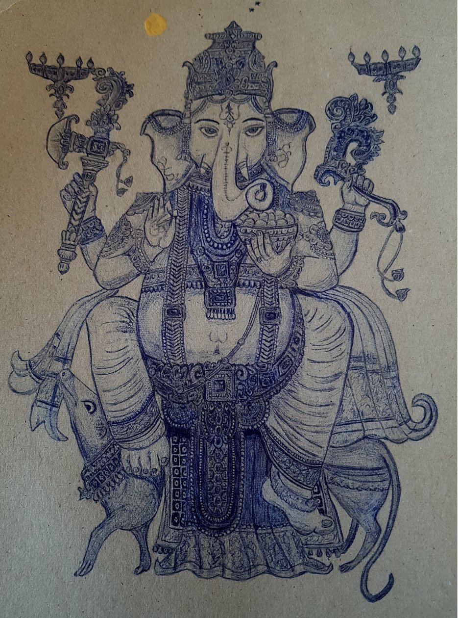 Ganesha chevauche Vahana. - Andy Schweigard