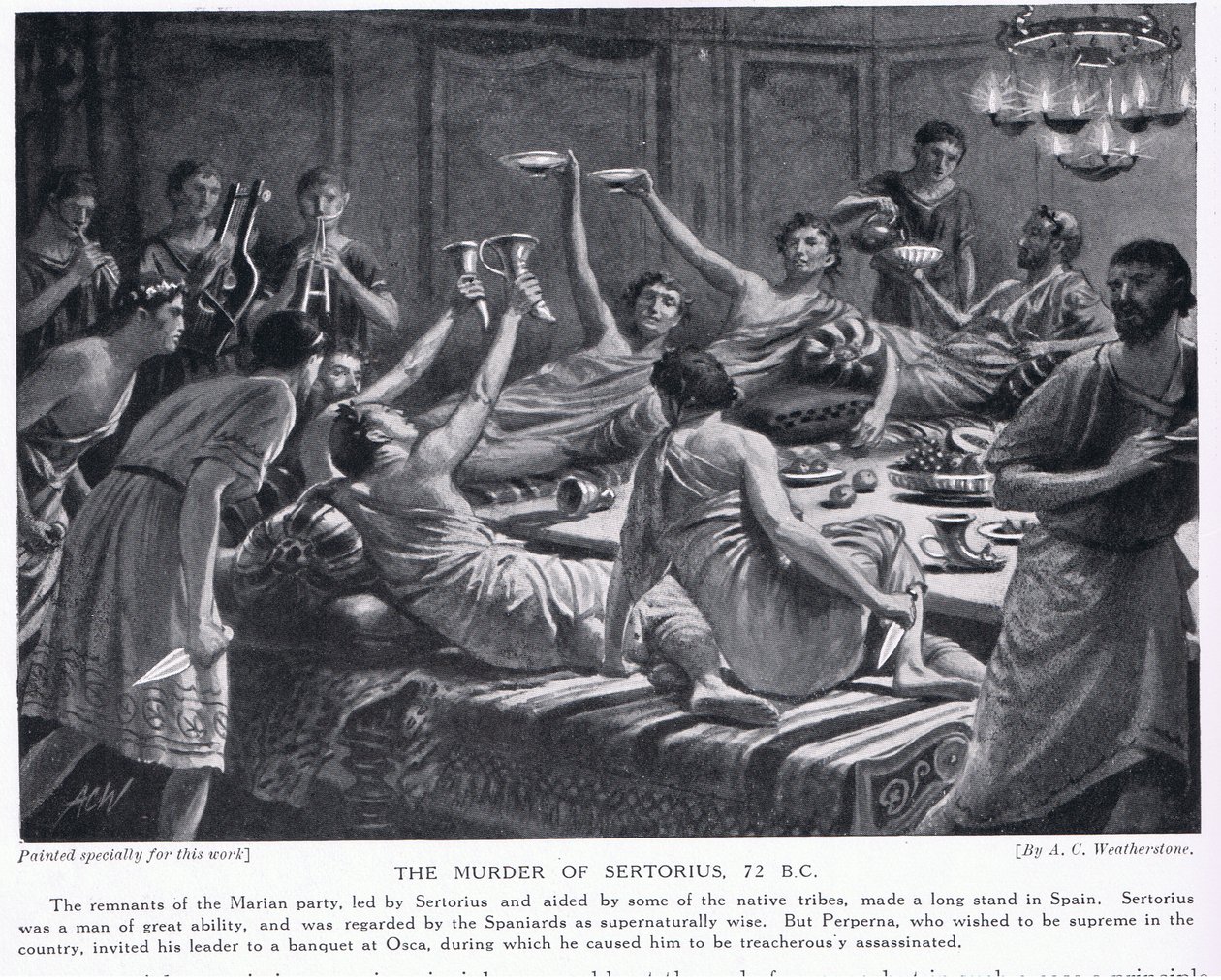 Le meurtre de Sertorius 72 av. J.-C. - A.C. Weatherstone
