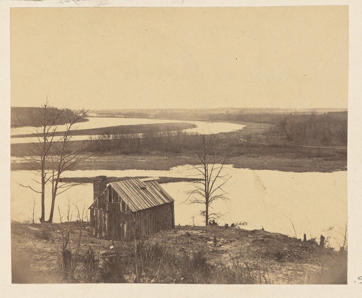 [Maison sur la rive du fleuve] - A.J. Russell