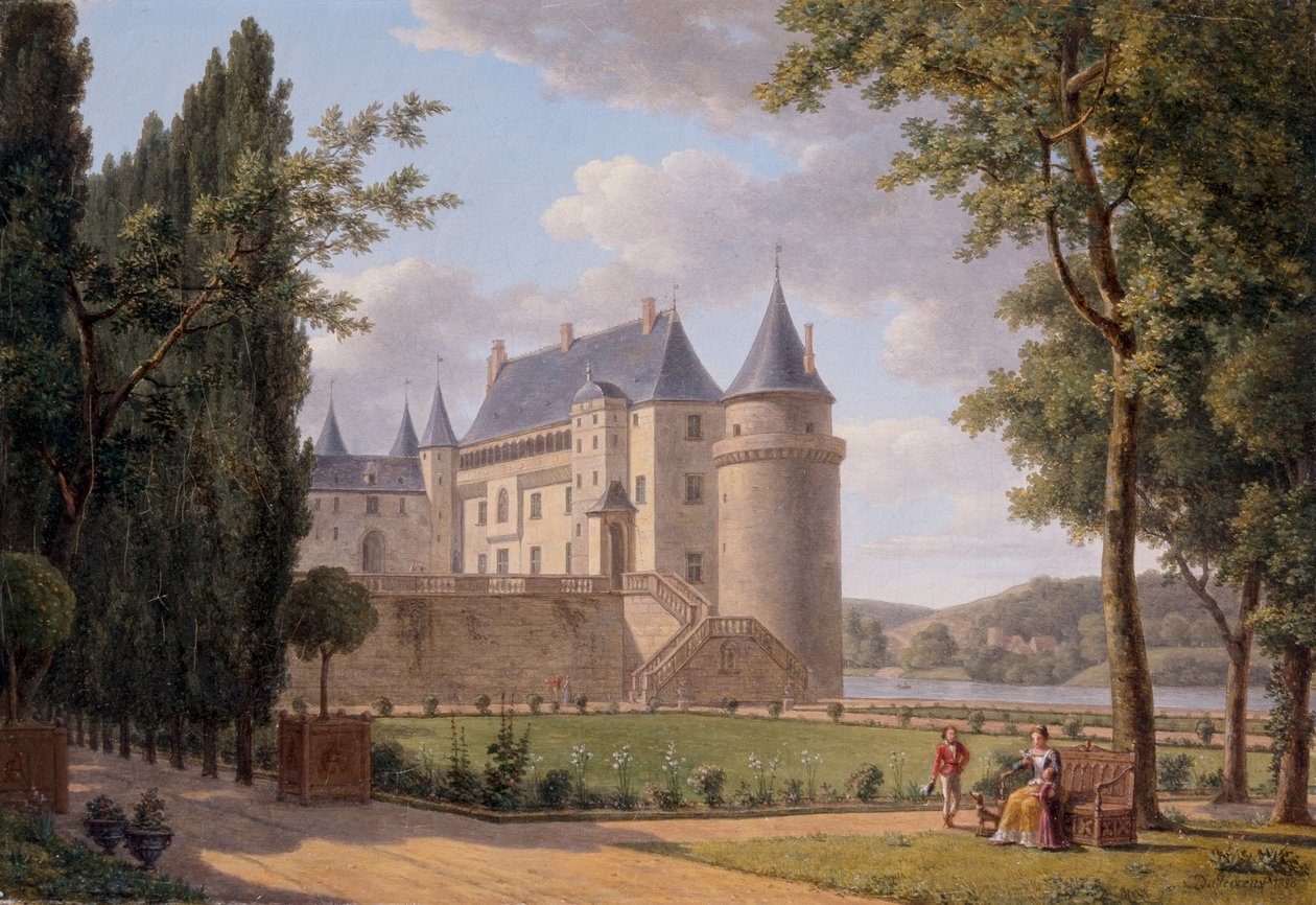 Vue du Château de La Guerche - A.L.R.M. Duperraux