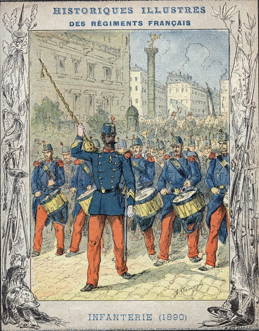 Infanterie française - A. Demarle