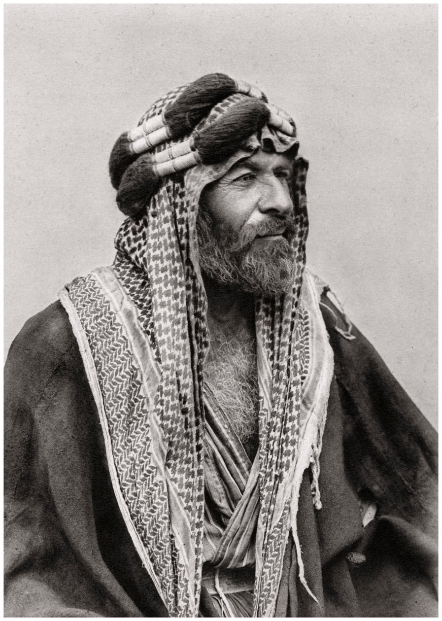 Un cheikh arabe, Irak, 1925 - A. Kerim