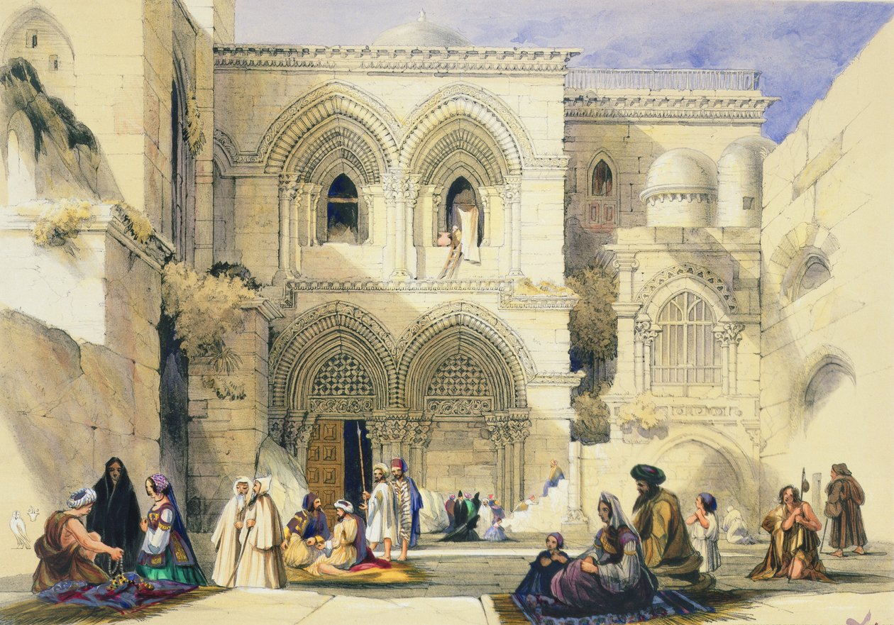 Saint-Sépulcre, à Jérusalem - A. Margaretta Burr