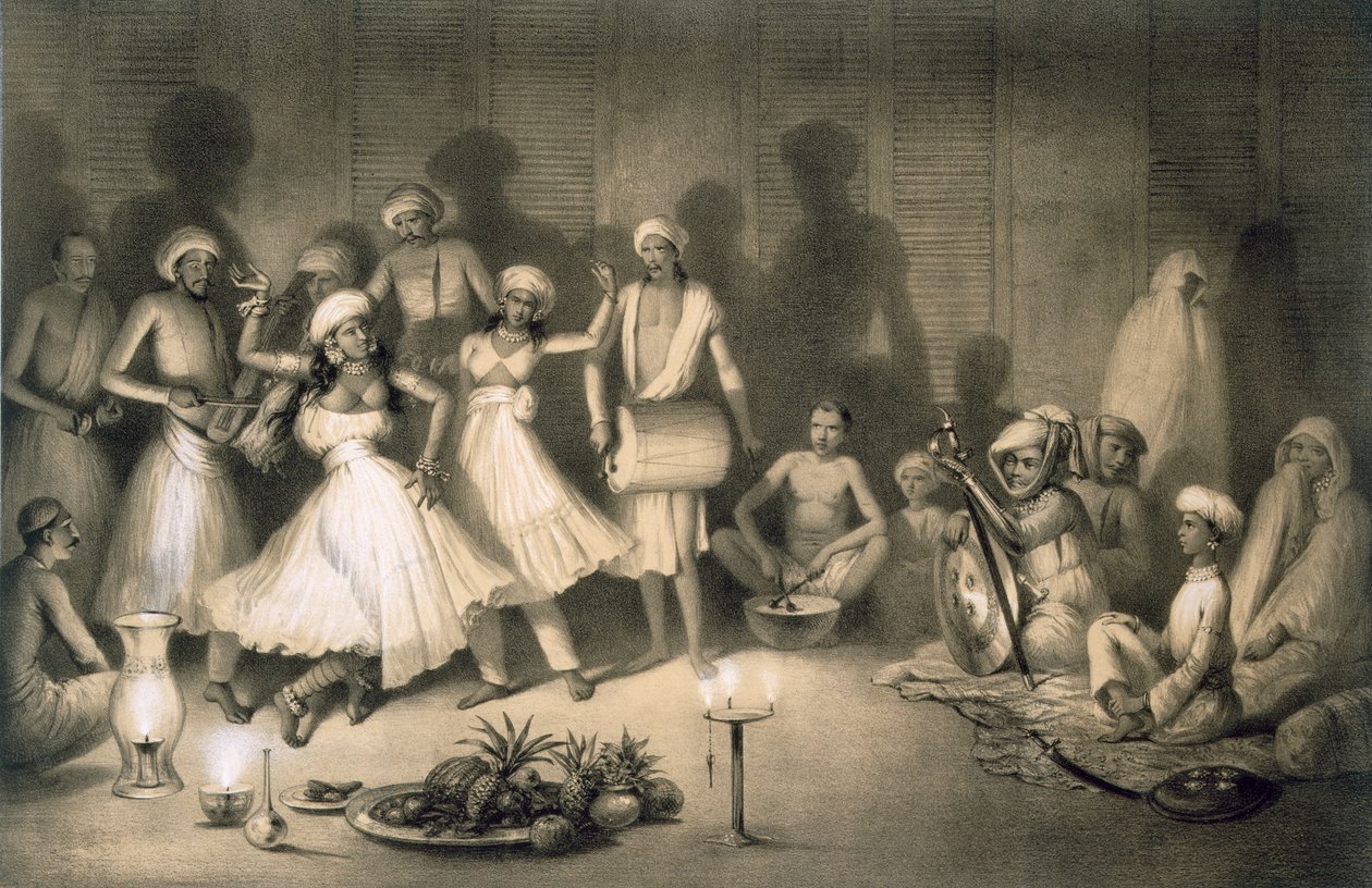 Danse des filles Nautch, pub. 1858 - A. Soltykoff