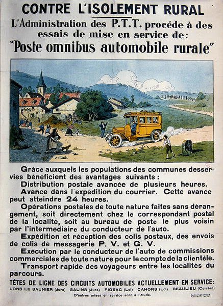 Affiche publicitaire pour l