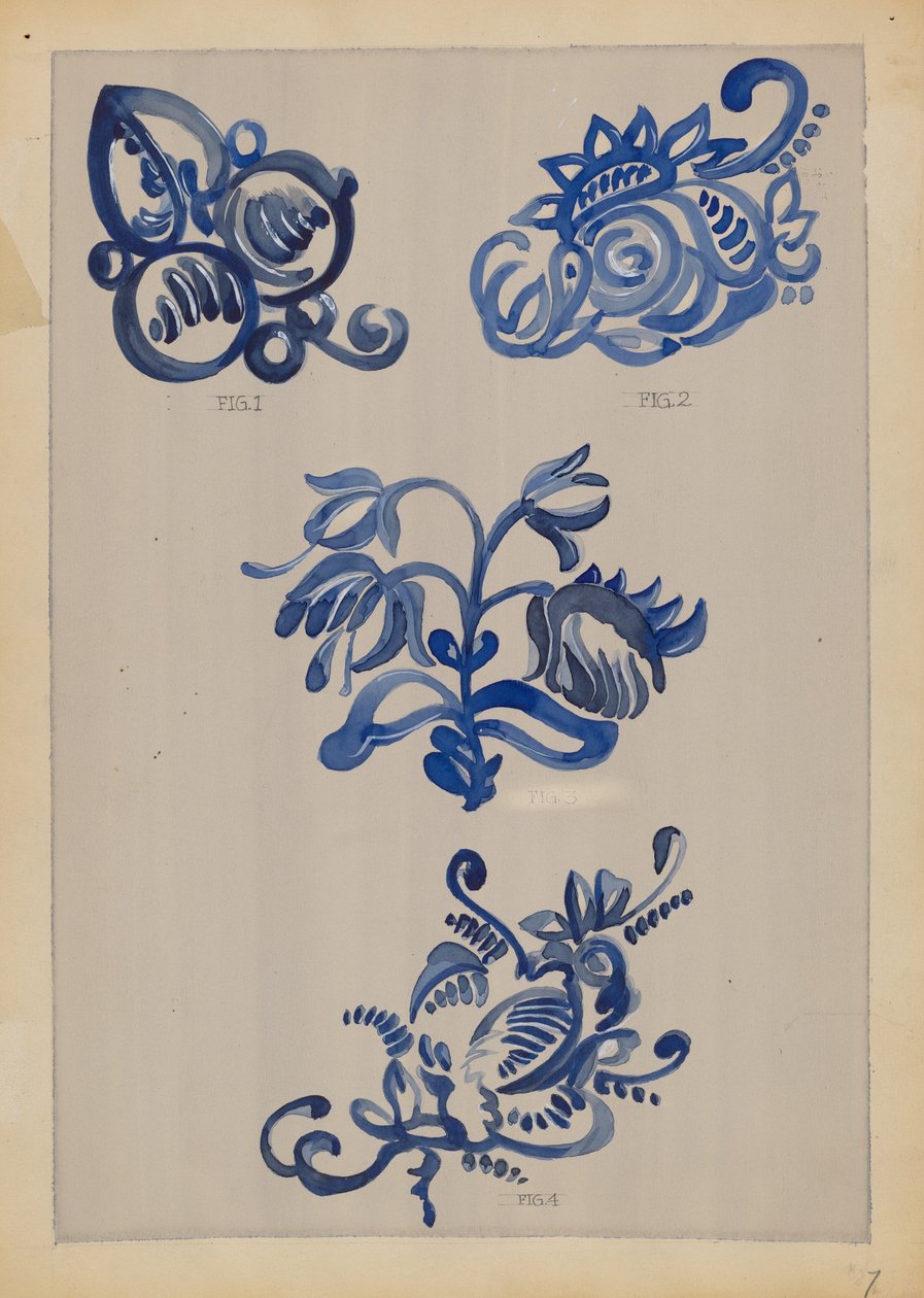 Décoration pour grès - A. Zimet