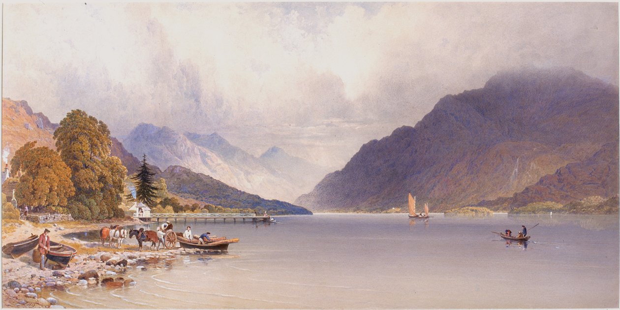 Le quai à Luss, Loch Lomond - Aaron Edwin Penley