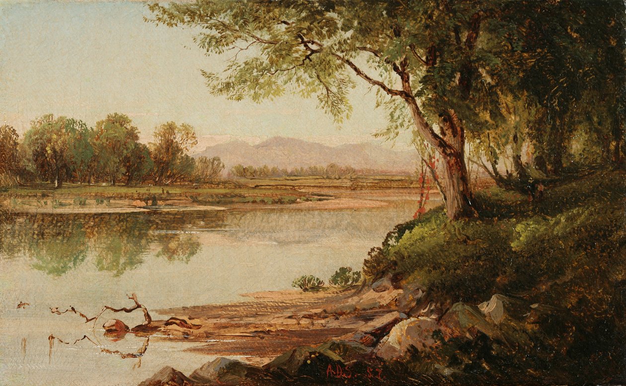 Le long du Saco, 1857 - Aaron Draper Shattuck