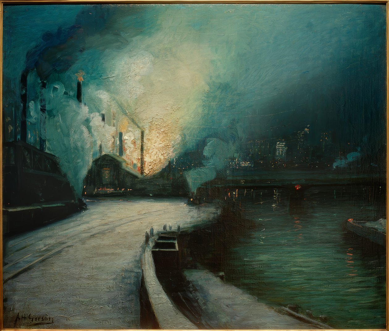 Scène industrielle, Pittsburgh - Aaron Henry Gorson