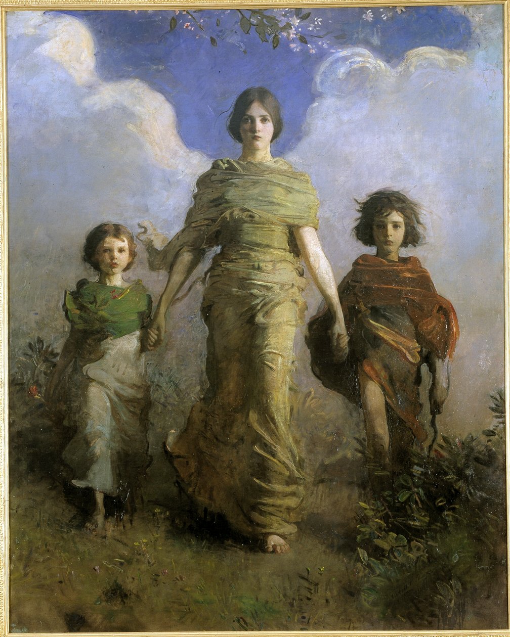 Une vierge - Abbott Handerson Thayer