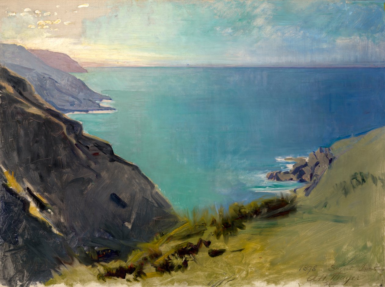 Falaises de Cornouailles - Abbott Handerson Thayer