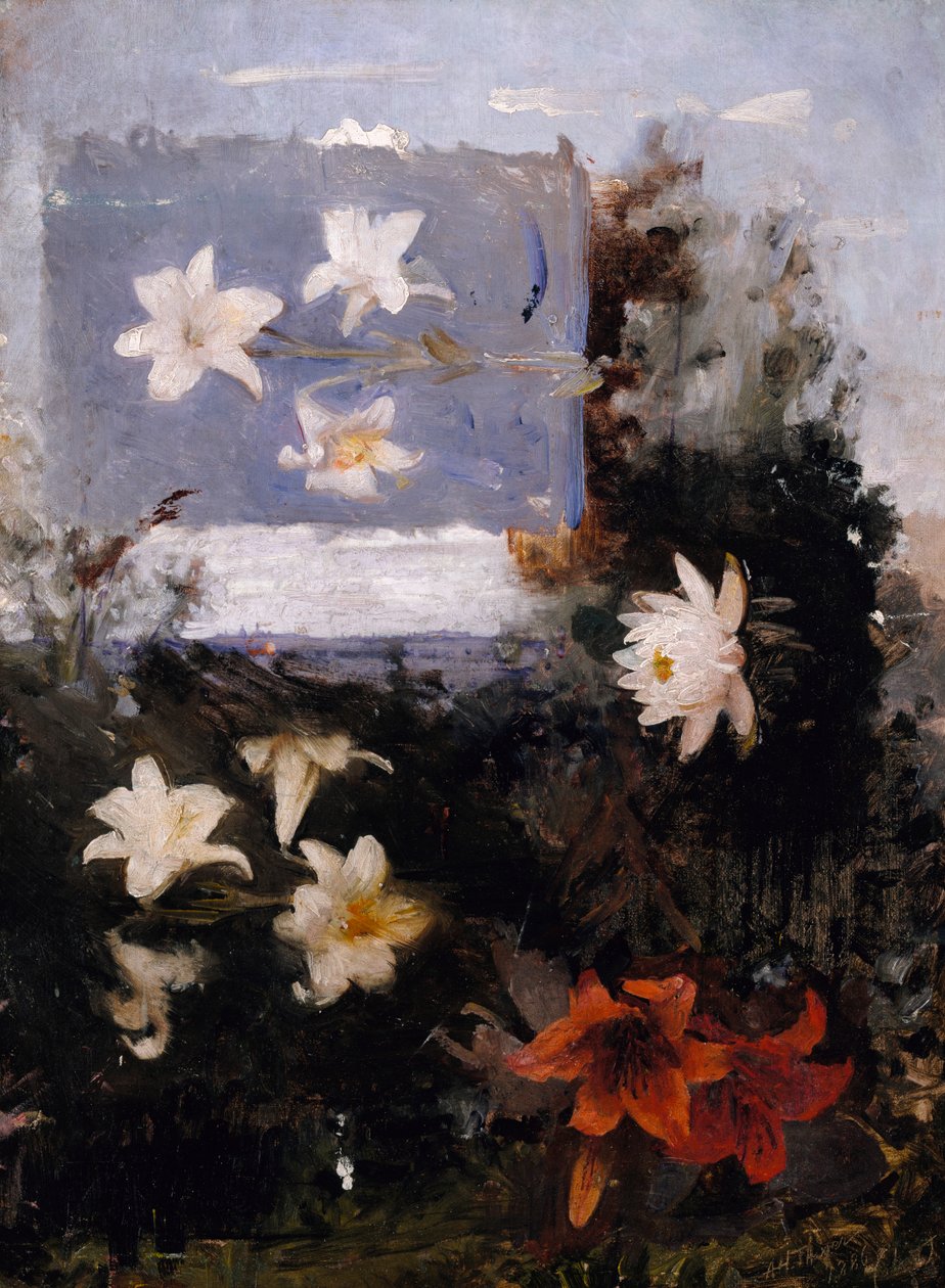 Études de fleurs - Abbott Handerson Thayer