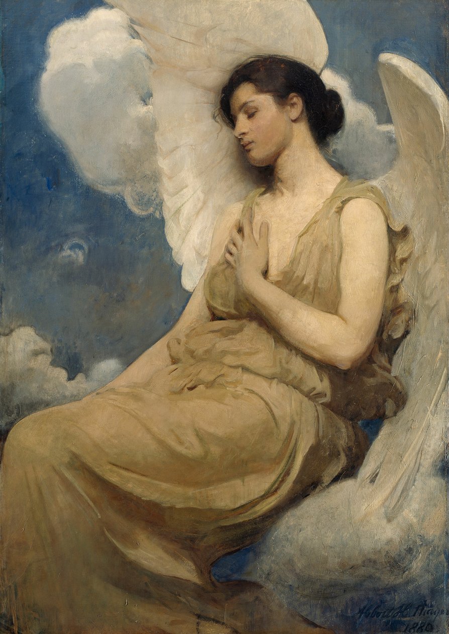 Figure ailée, 1889 - Abbott Handerson Thayer
