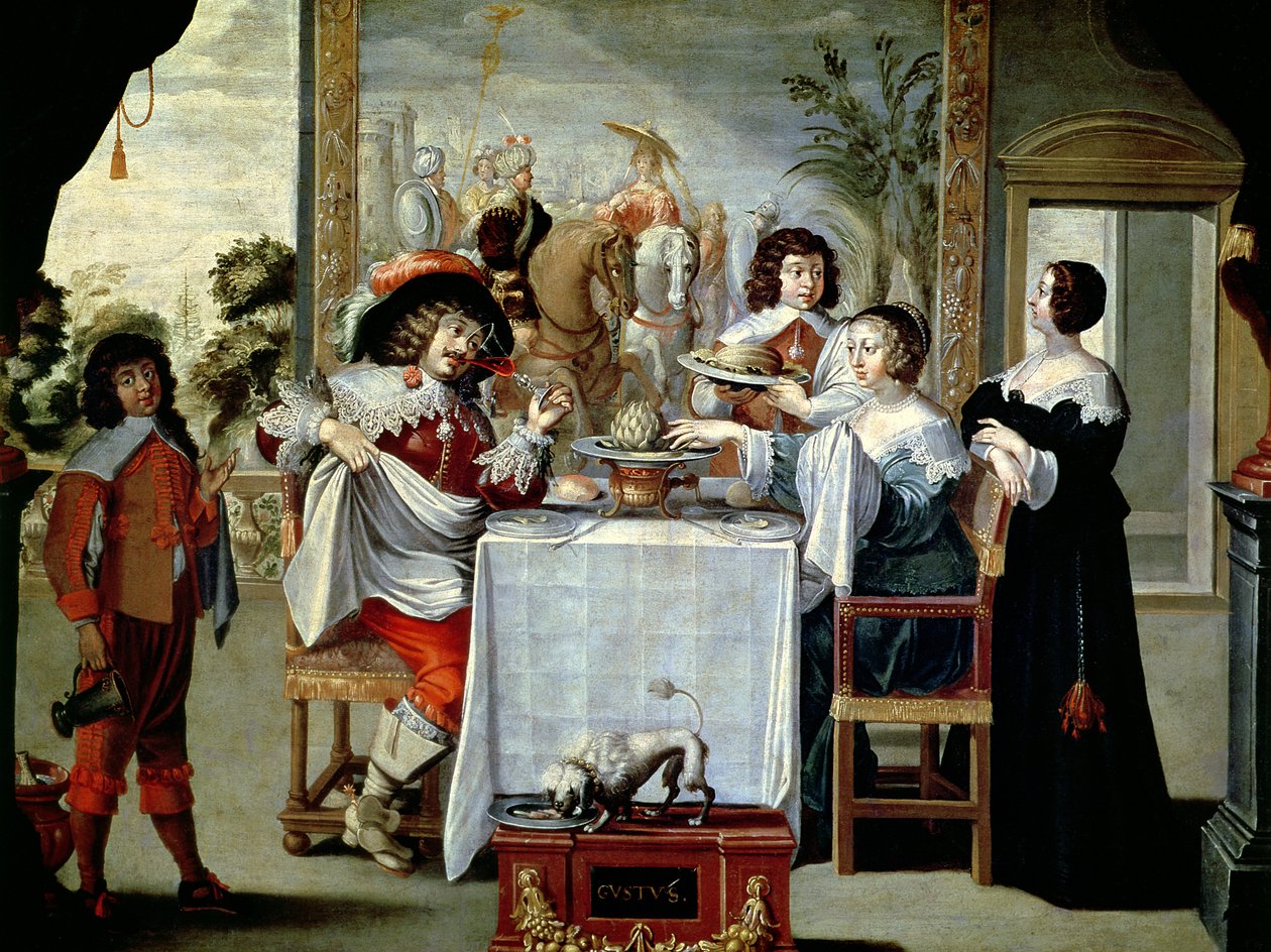 Les cinq sens - Goût - Abraham Bosse