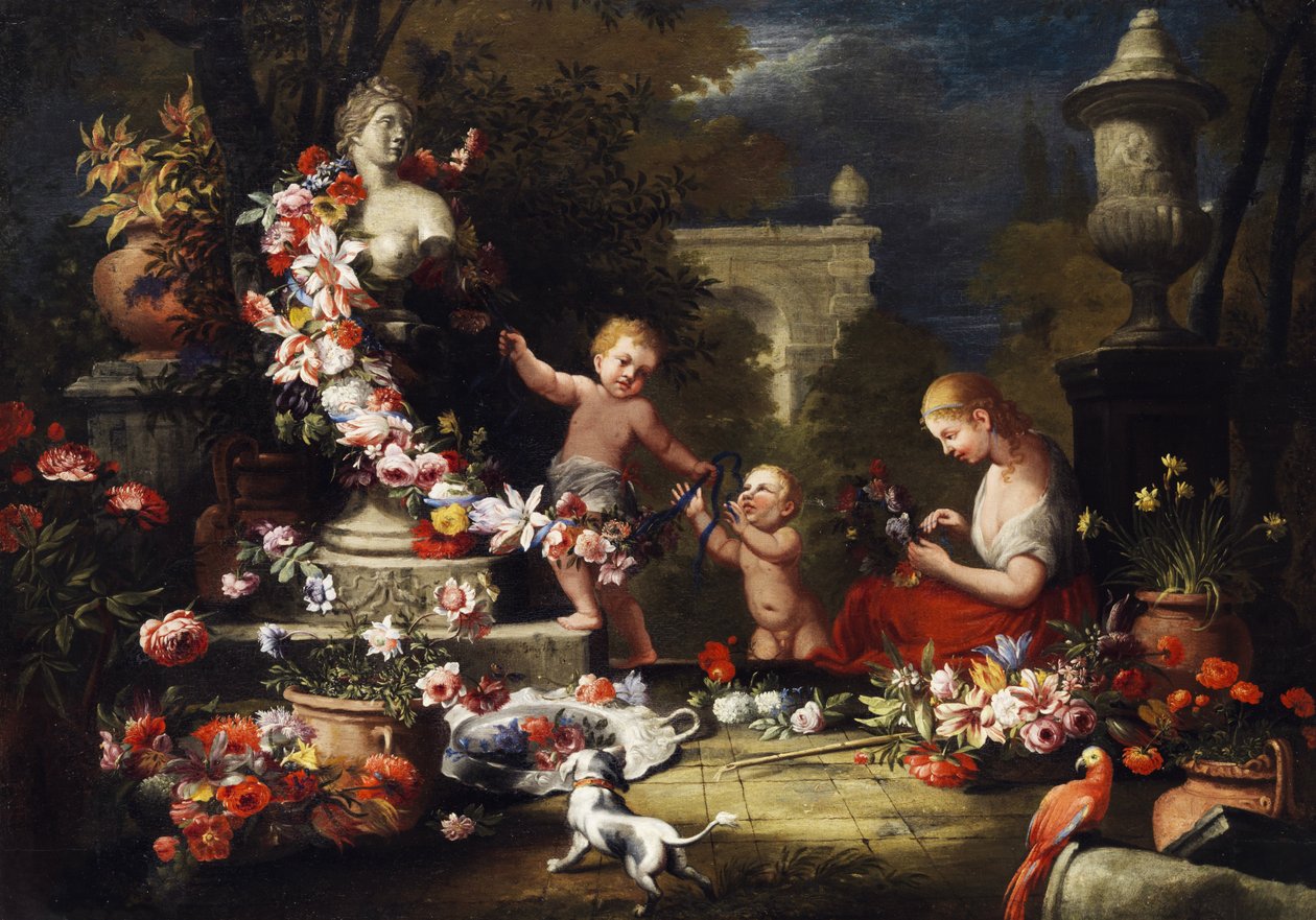 Offrande de fleurs à la déesse Vénus - Abraham Brueghel