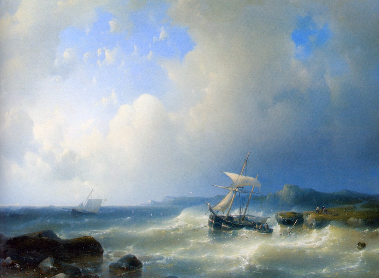 Une côte rocheuse - Abraham Hulk