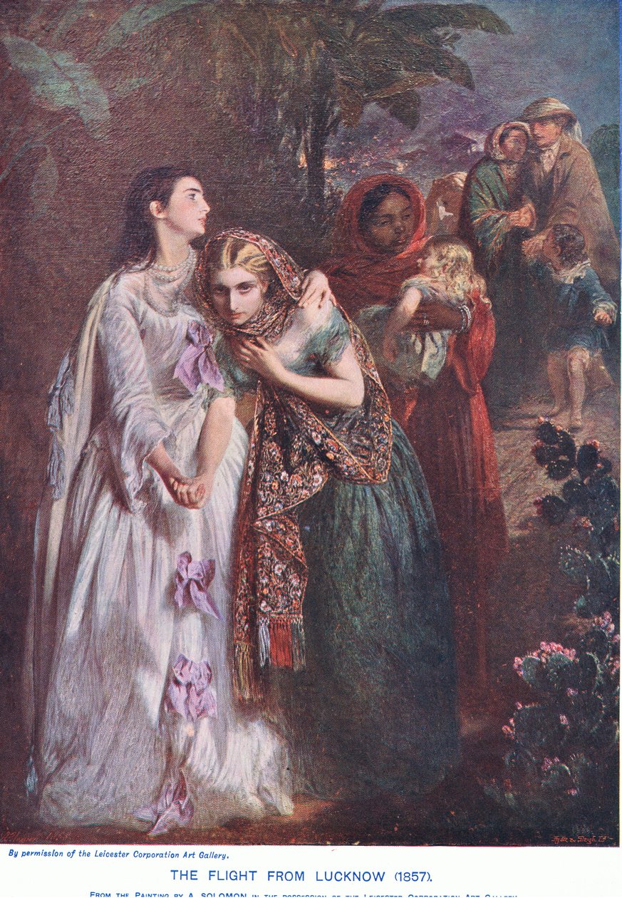 La fuite de Lucknow 1857 après J.-C. - Abraham Solomon