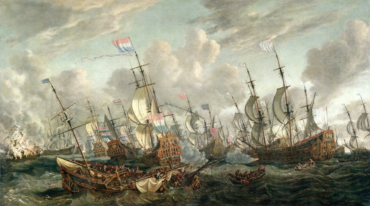 La Bataille des Quatre Jours, 1-4 juin 1666 - Abraham Storck