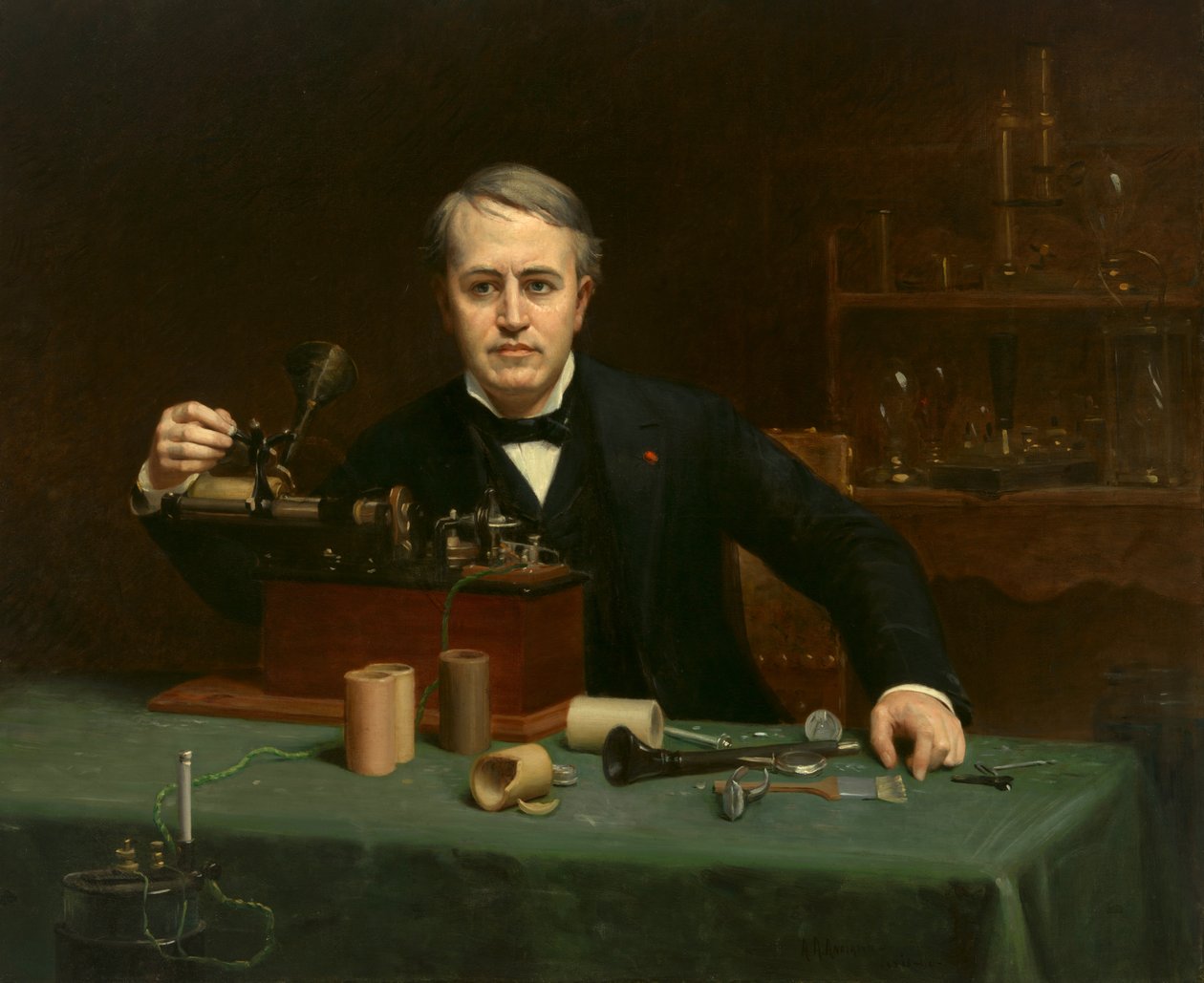 Thomas Alva Edison, 1890 - Abraham Archibald Anderson
