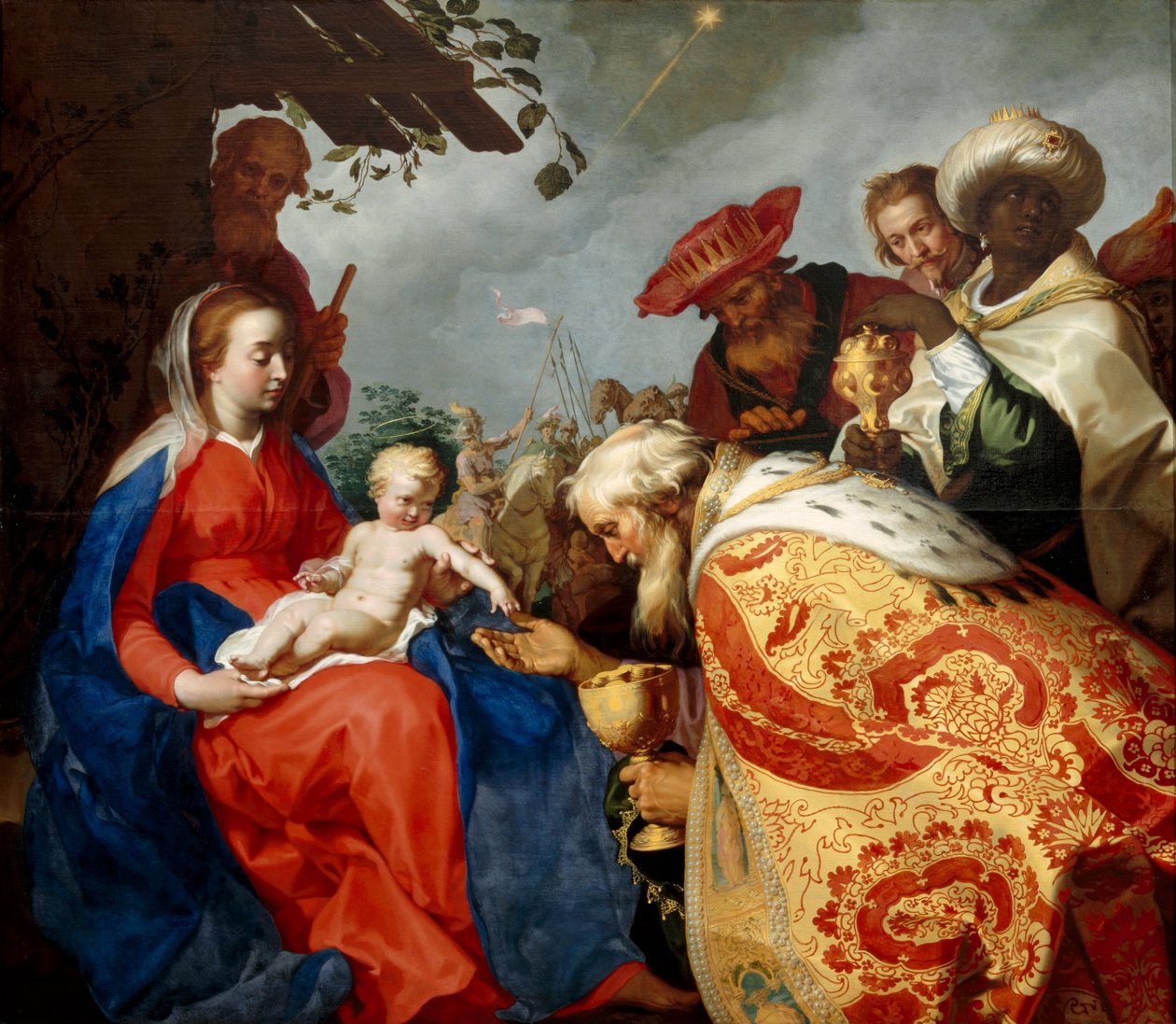Adoration des Mages - Abraham Bloemaert