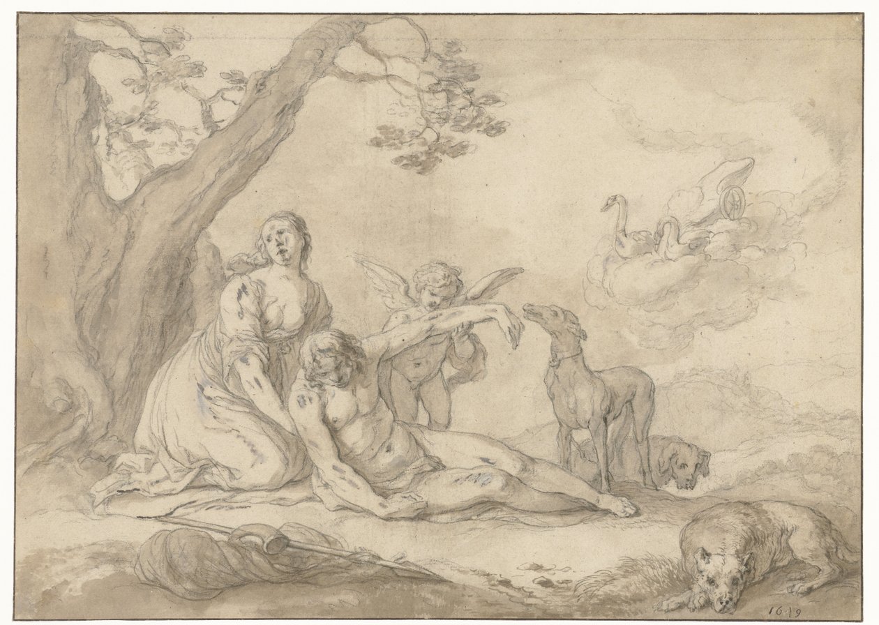 Diane et Endymion - Abraham Bloemaert