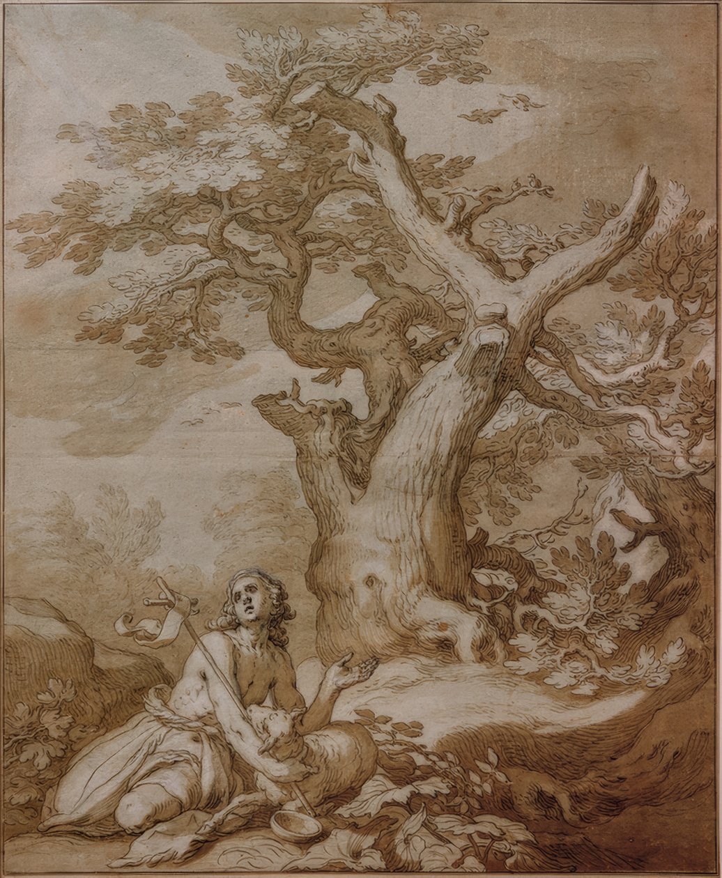 Jean-Baptiste dans le désert - Abraham Bloemaert