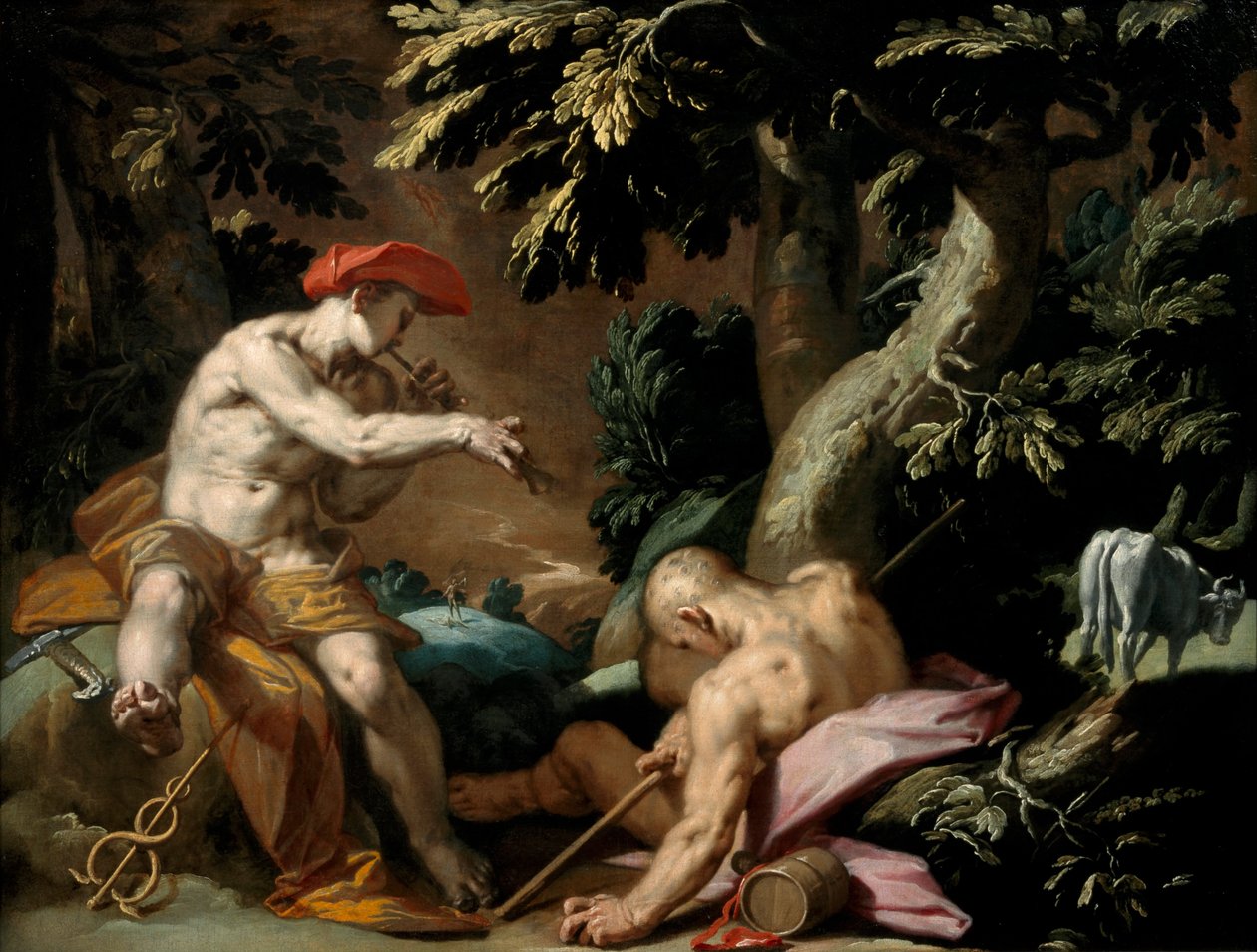Mercure, Argus et Io - Abraham Bloemaert