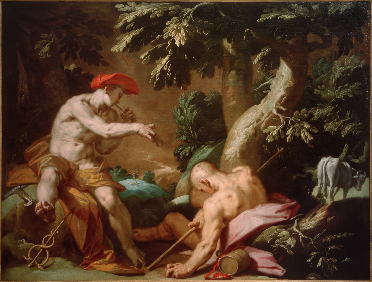 Mercure, Argus et Io - Abraham Bloemaert