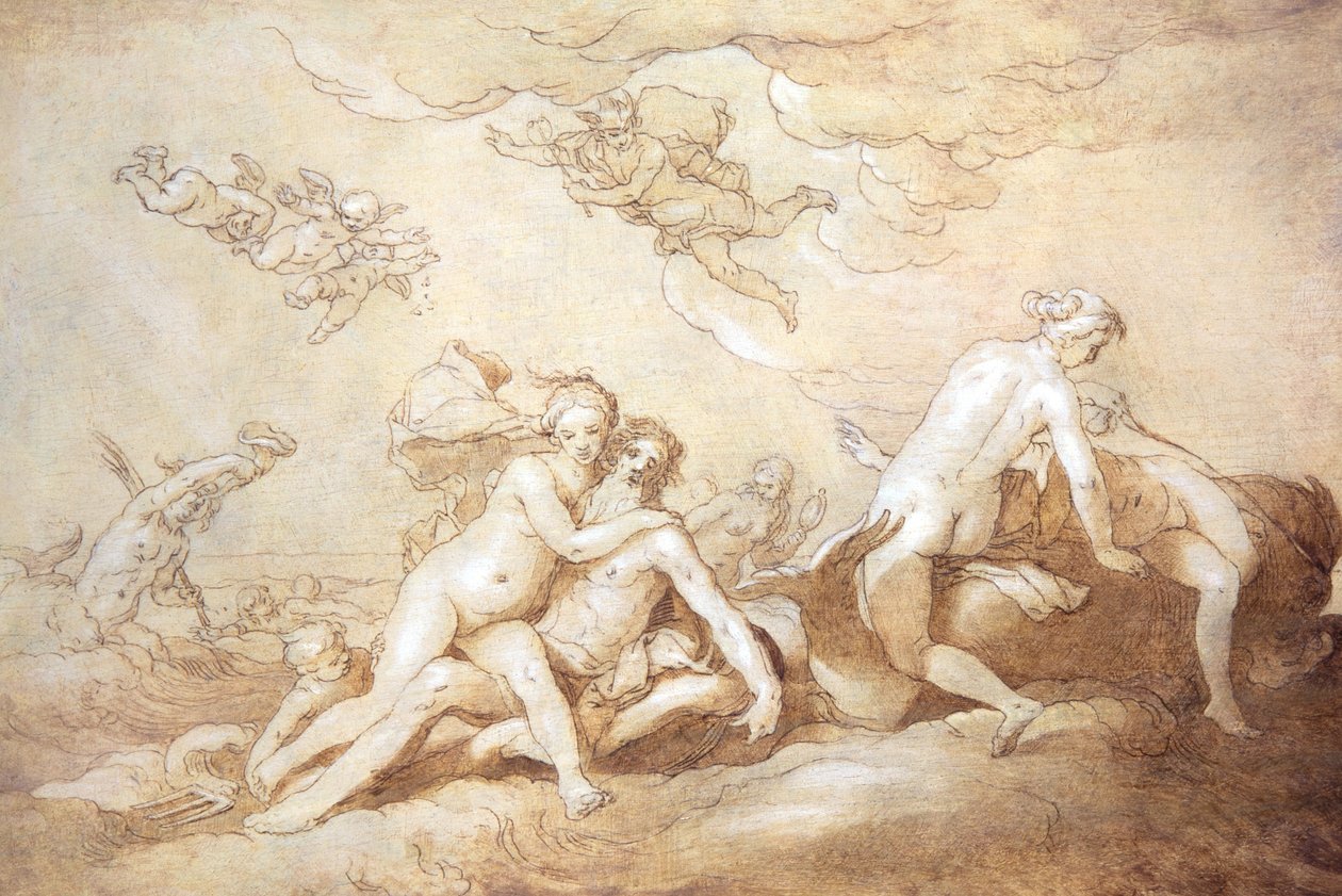 Neptune et Amphitrite - Abraham Bloemaert