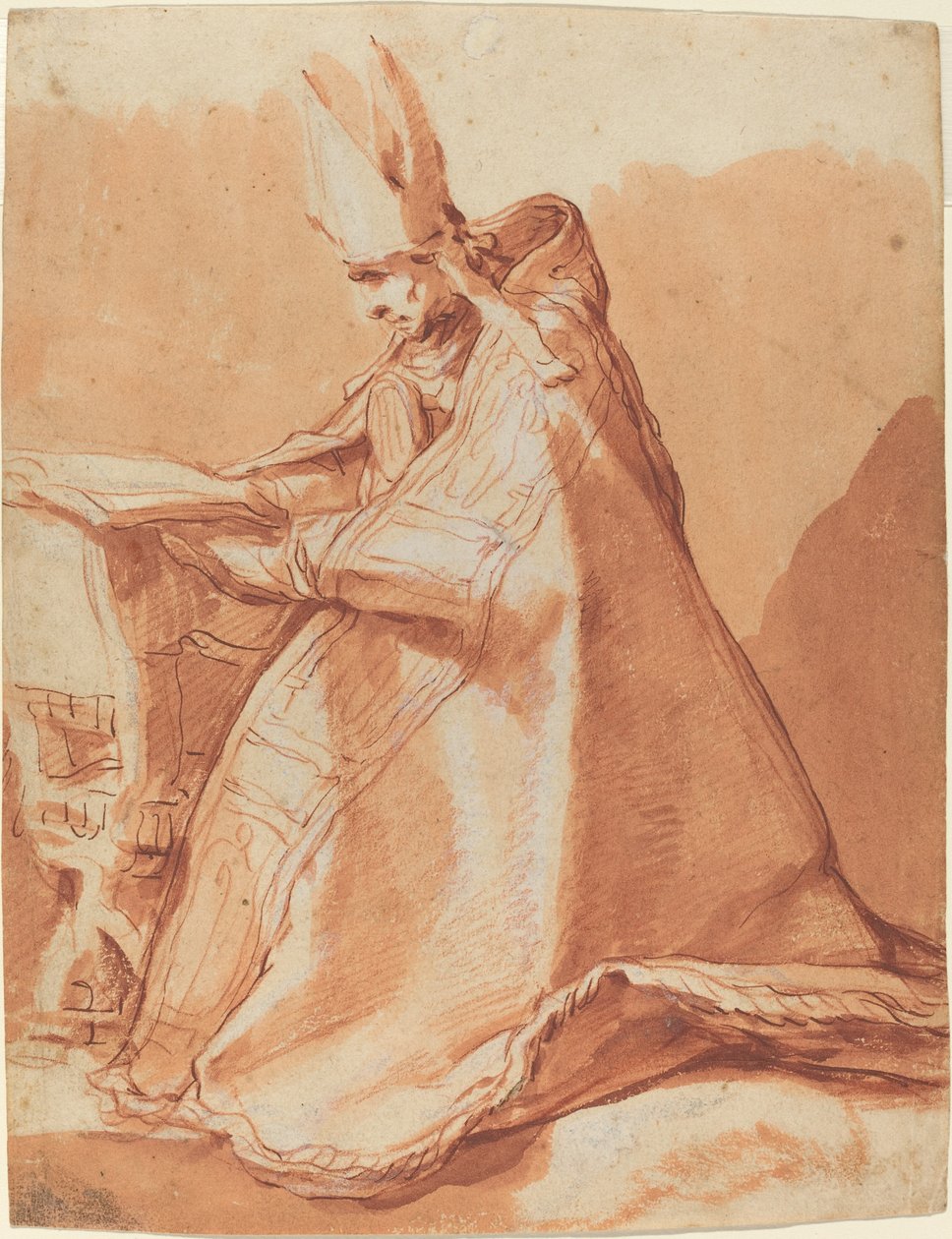 Évêque assis - Abraham Bloemaert