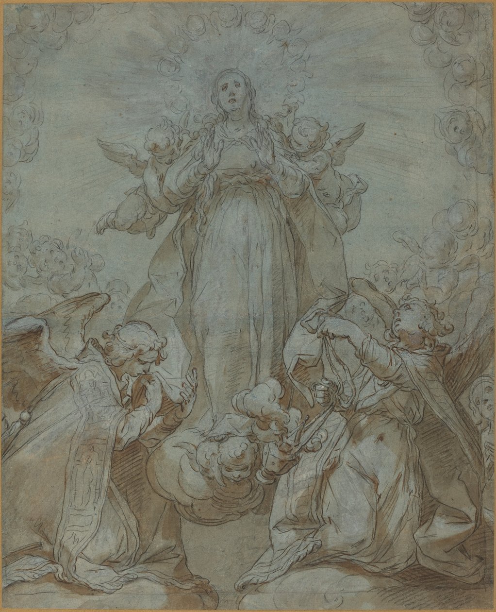 La Vierge en gloire - Abraham Bloemaert