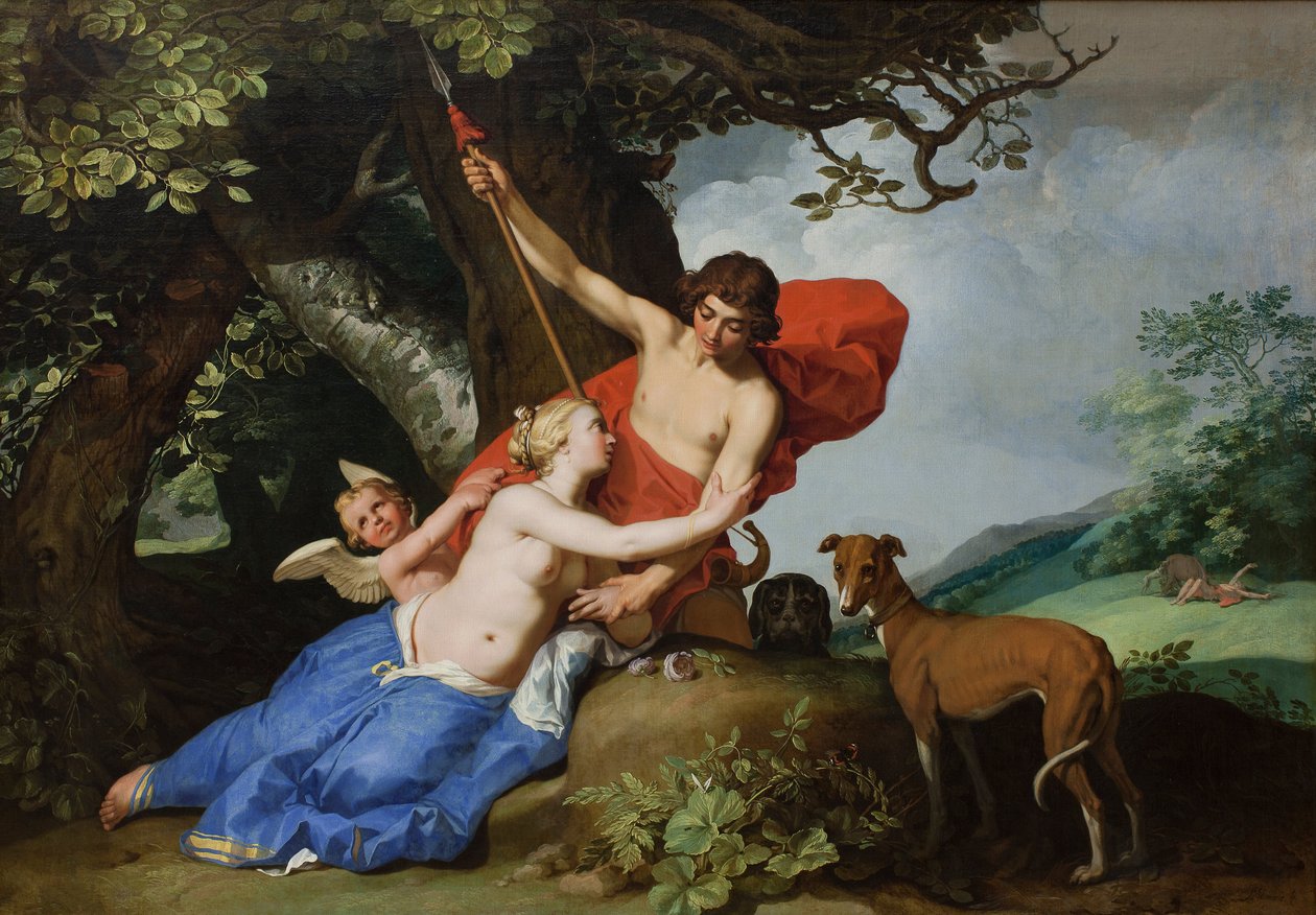 Vénus et Adonis, 1632 - Abraham Bloemaert