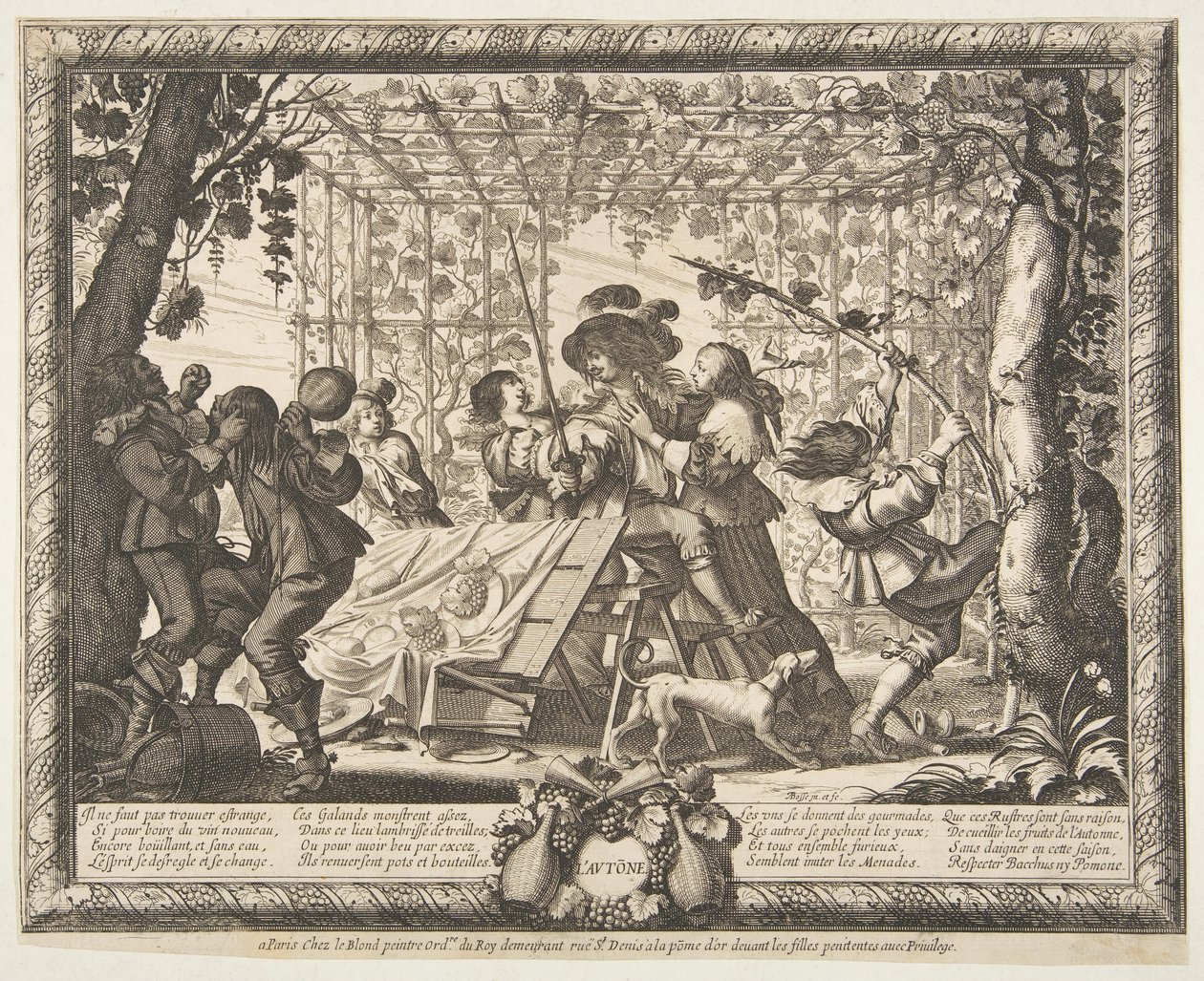 Automne, vers 1637 - Abraham Bosse