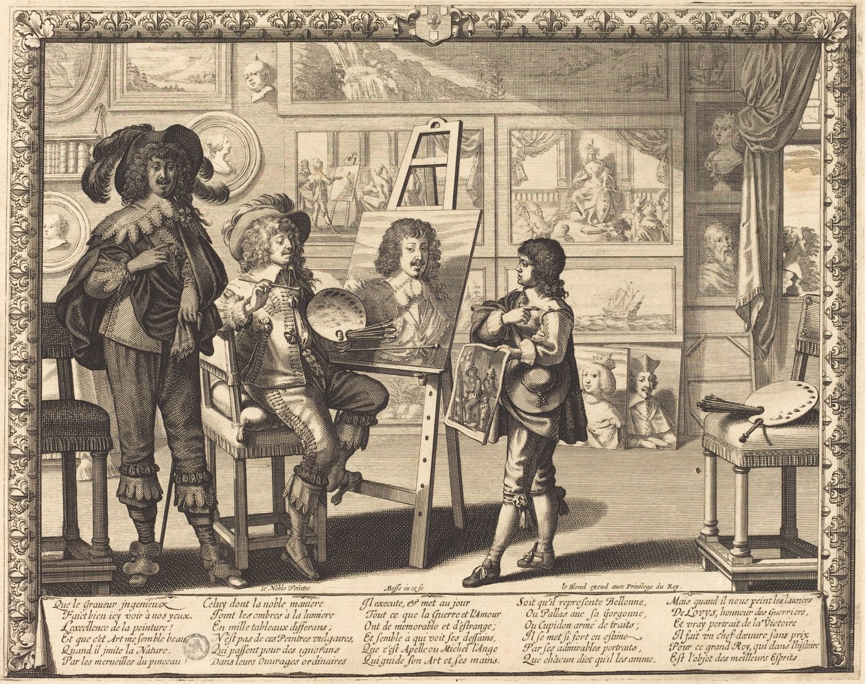 Le noble peintre - Abraham Bosse