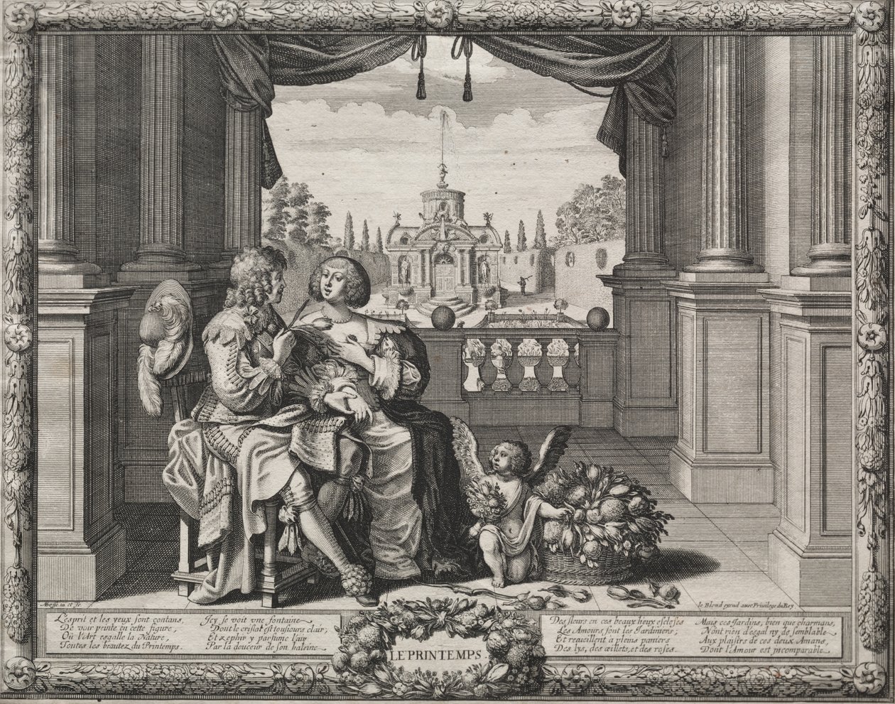 Les quatre saisons - Abraham Bosse