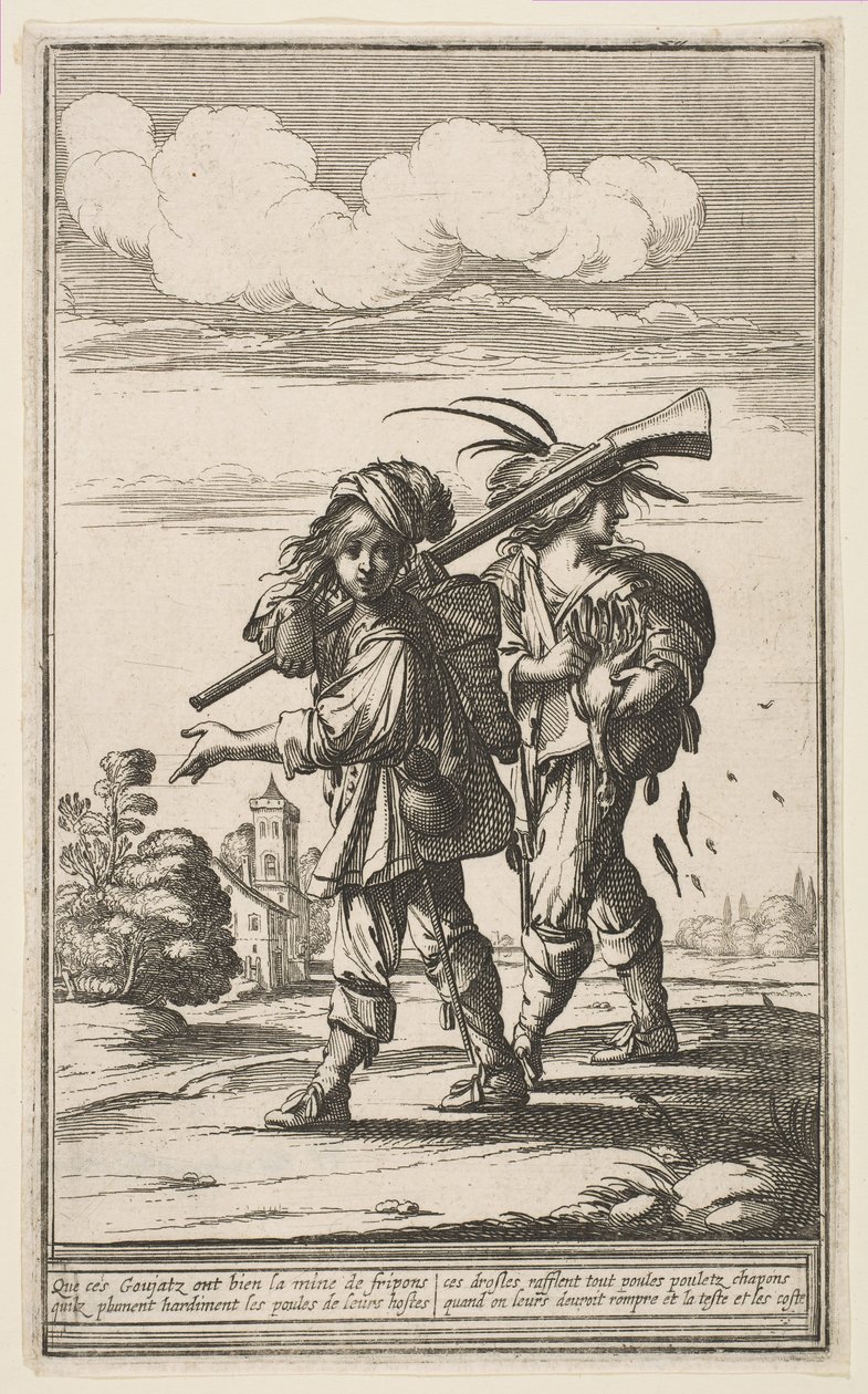 Deux maraudeurs, milieu à fin du XVIIe siècle - Abraham Bosse