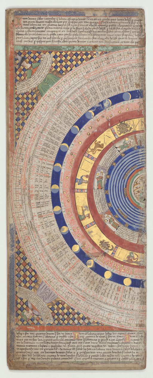 Atlas catalan, feuille 3, 1375 - Abraham Cresques