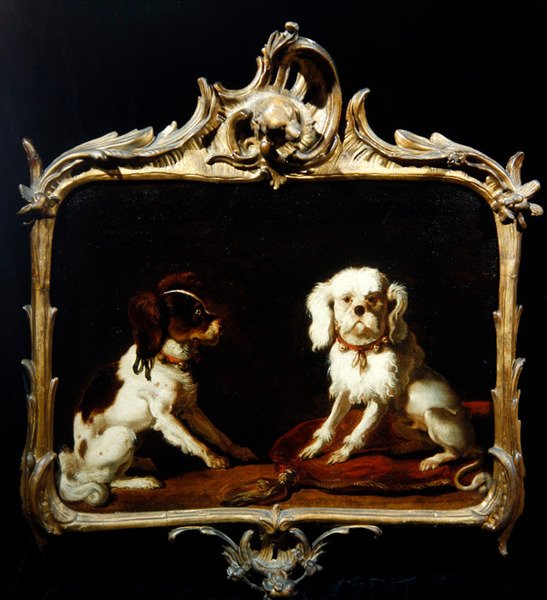 Deux chiens de compagnie - Abraham Danielsz. Hondius
