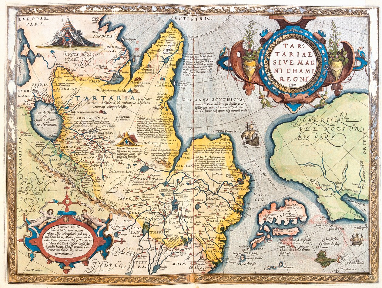 Nord-est de la Russie - Abraham Ortelius