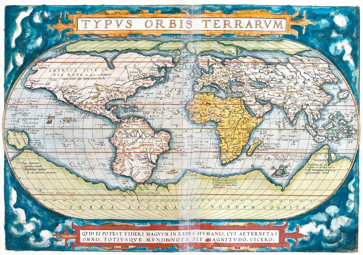 Le monde - Abraham Ortelius