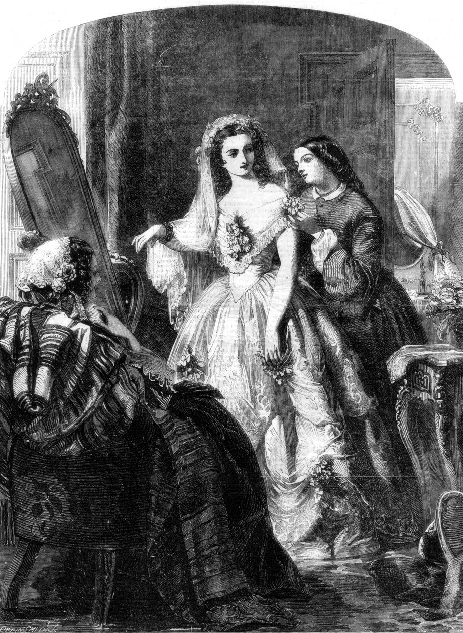 La mariée, 1856 - Abraham Solomon