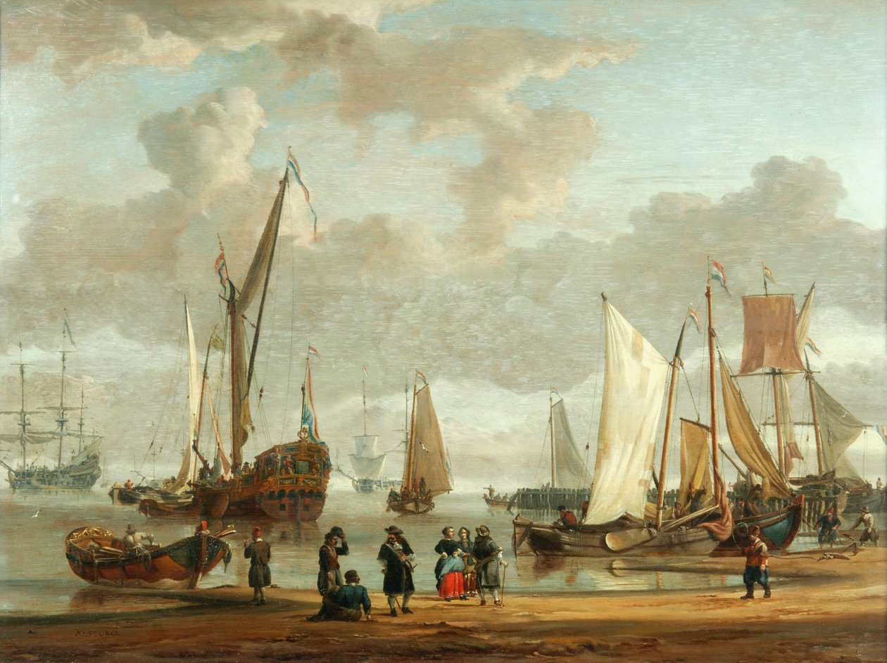Scène côtière - Abraham Storck