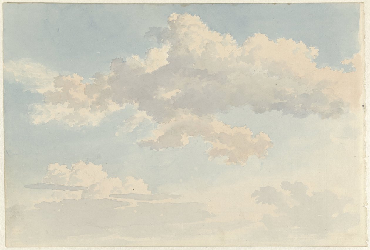 Nuages contre ciel bleu - Abraham Teerlink