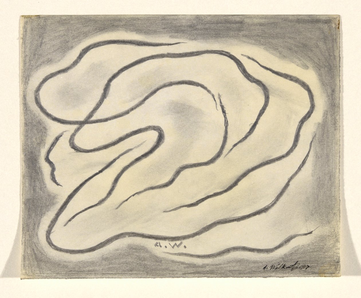 Lignes rythmiques : Abstraction - Abraham Walkowitz
