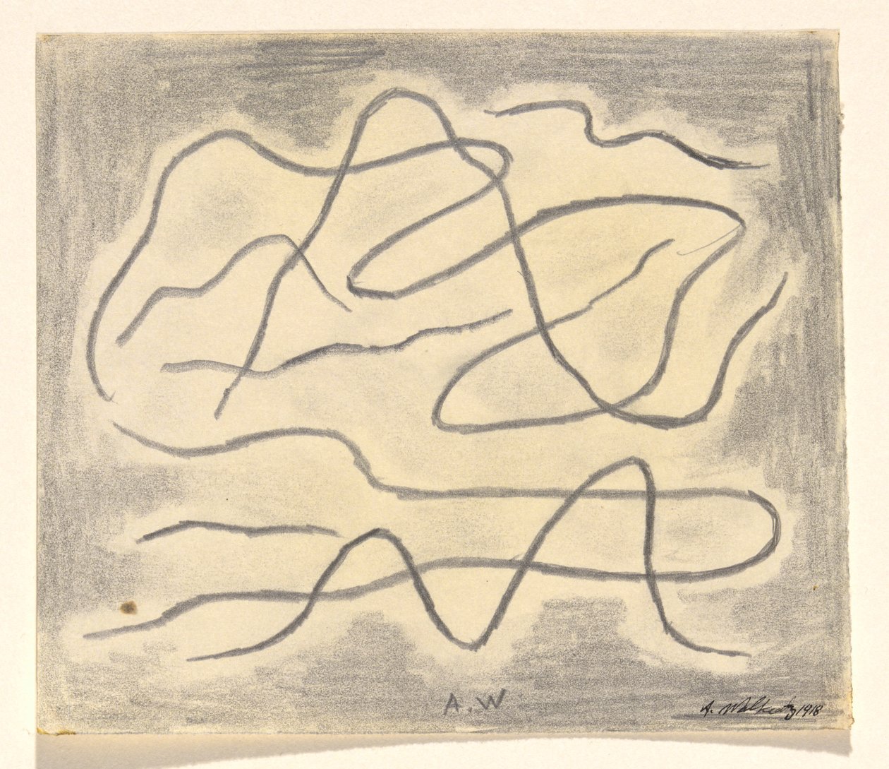 Lignes rythmiques : Abstraction de danse - Abraham Walkowitz