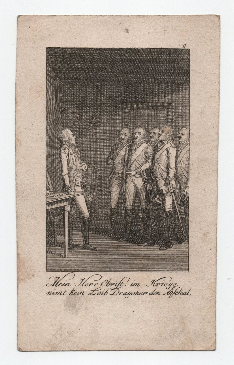 Mon M. Obrist!, vers 1795 (gravure) - Abraham Wolfgang Küffner