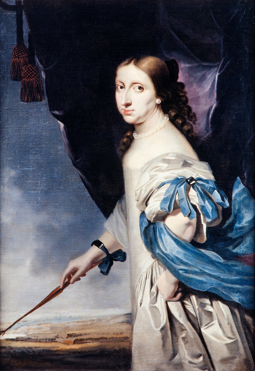 Portrait de la reine Christine de Suède - Abraham Wuchters